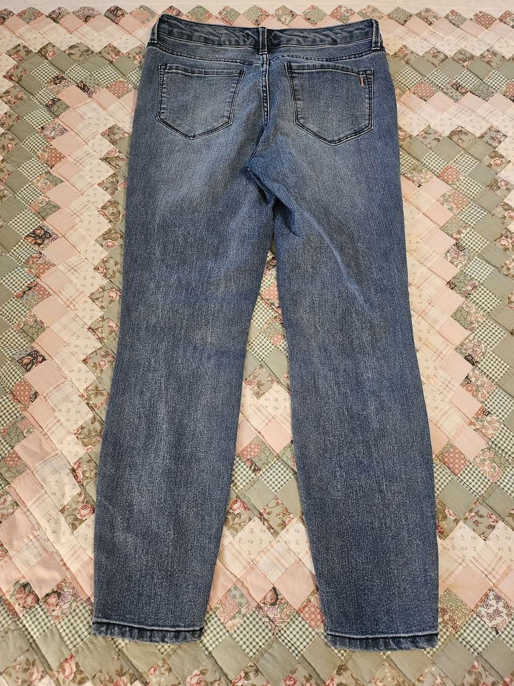 Vintage America Boho Skinny Ankle w/ Floral Trellis Embroidery - Picture 3 of 9